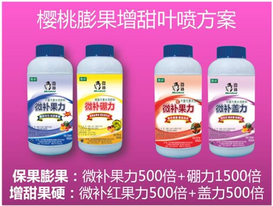 櫻桃用什么葉面肥？