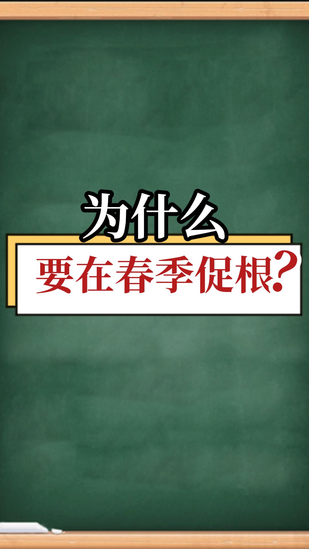 為什么要在春季促根？